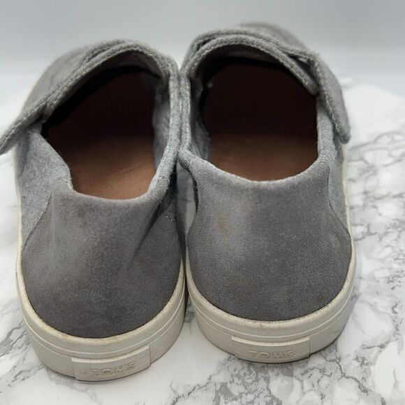 TOMS Altair Grey Wool Slip-On Sneakers-7.5 - Picture 7 of 11